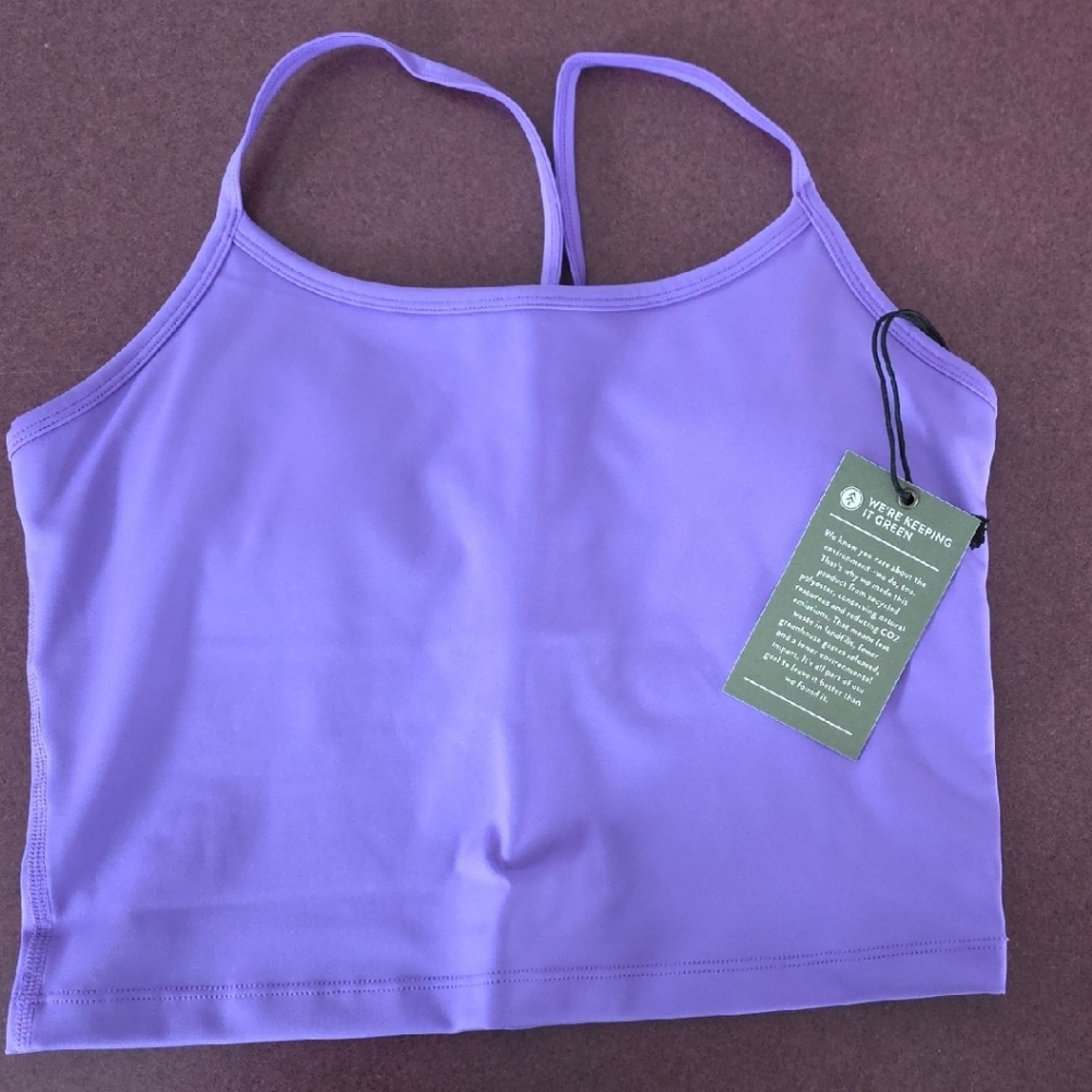 Parks Project Purple Crop Tank Medium